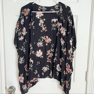 Angie | Floral Boho Style Open Front Light Kimono